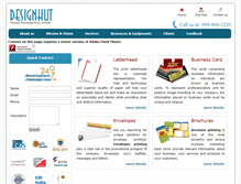 Tablet Screenshot of designhut.co.in